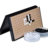 Gobus Go Chess Juego de Juegos de ajedrez Go Juego de Juegos de Piedras Plegables de plástico Adhesivo para niños Juegos…